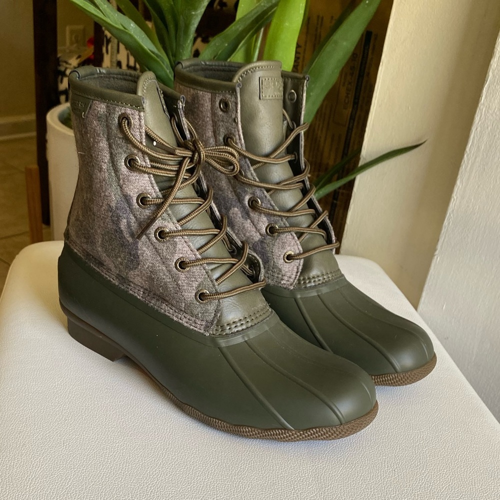 SPEERY TOP-SIDER Men’s Salwater Rain Boot Size 10
